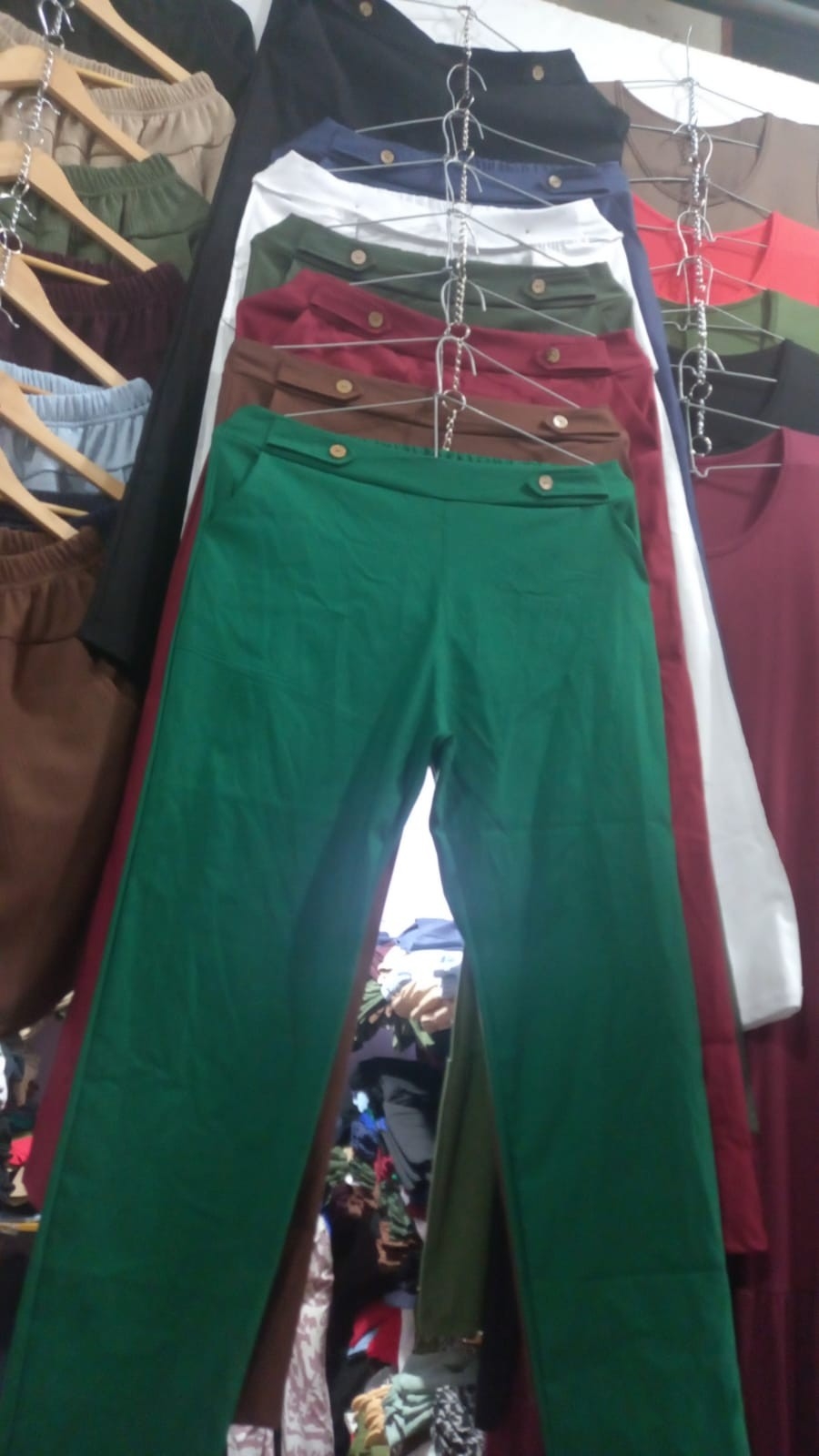 Pantalon de Bengalina Semi Recto - Imagen 3