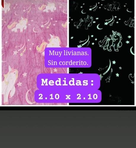 3 Mantas 2 Plazas y Media Plush+ Luminosa+ con Corderito - Miniatura 7