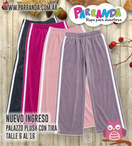 Palazzo Niña Plush con Tira