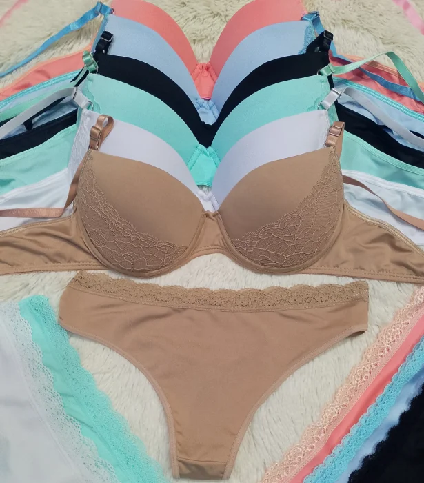 Conjunto Licra con Encaje