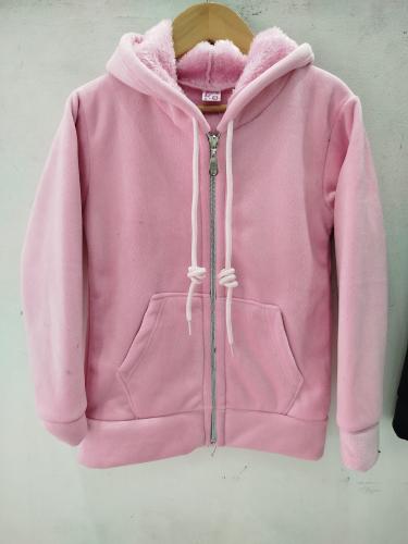 Campera de Plush con Piel - Miniatura 2
