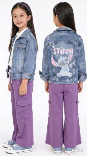 Campera de Jeans Glamur P/niña