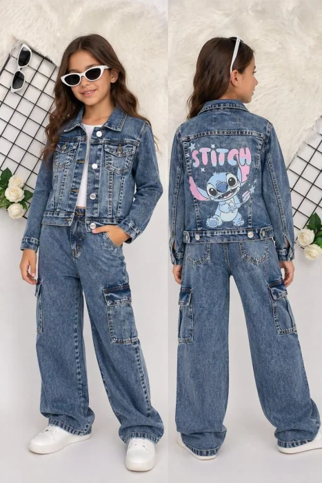 Campera de Jeans Glamur P/niña