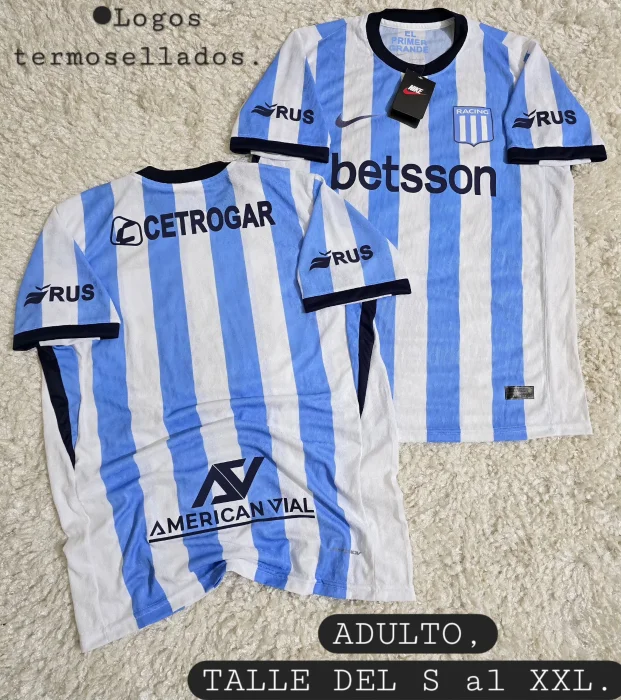 Camiseta Titular,racing Club 2026.