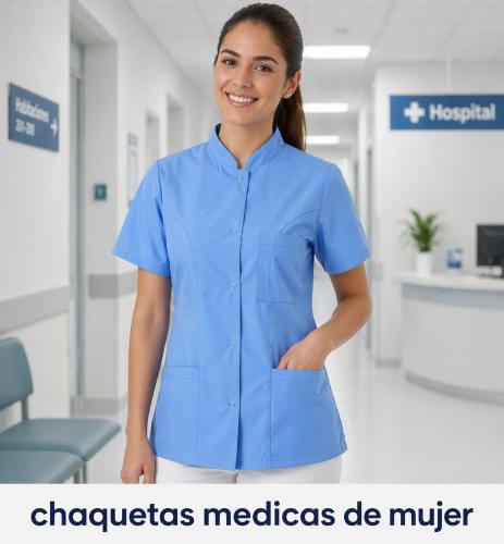 Chaquetas Medicas Cuello Mao