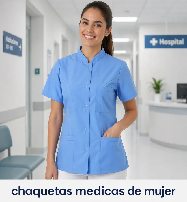 Chaquetas Medicas Cuello Mao