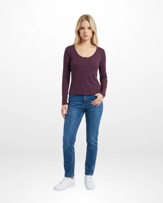 Art 2104 Remera Morley con Botones