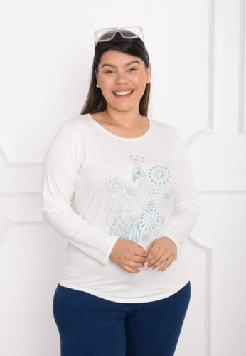 Remeras Manga Larga Modal con Brillos - Miniatura 3