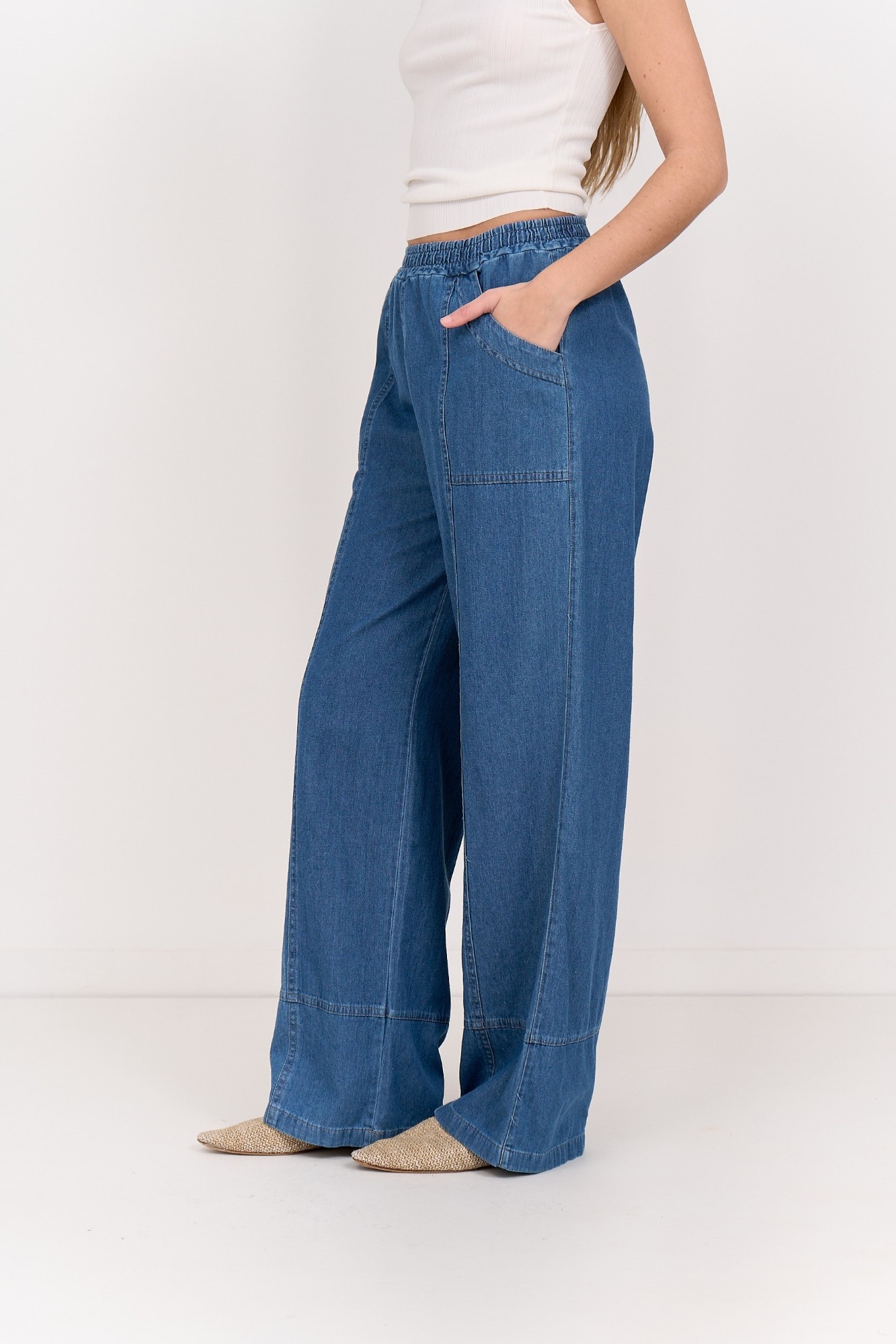 Pantalon Recto Recorte - Imagen 2