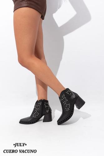 Texana Corta Cuero Vacuno con Tachas July - Miniatura 3