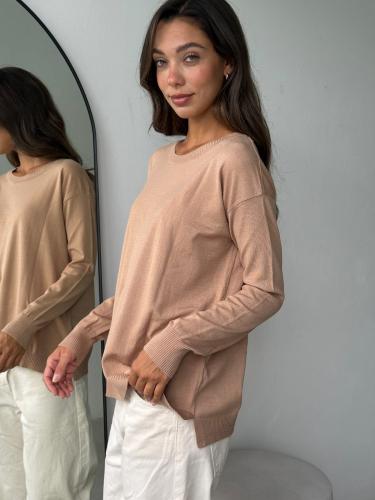 Sweater Basico de Bremer con Tajo - Sweater Meli - Miniatura 2