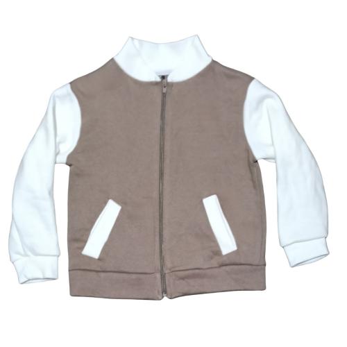 4175 Campera Niño Teen Unisex Frisa Universitaria Lisa - Miniatura 2