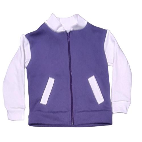 4175 Campera Niño Teen Unisex Frisa Universitaria Lisa - Miniatura 5