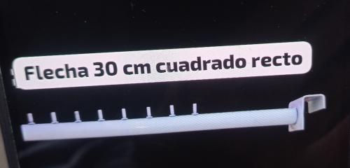 Flecha Recto 30cm Cuadrado