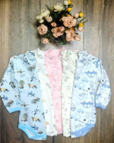 Bodi Media Polera en Interlock Talle 1 al 5 - Miniatura 2