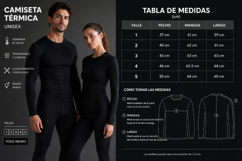 Camiseta Térmica Unisex - Miniatura 2