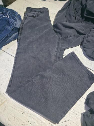Wide Leg Gris Topo! Elastizado con Bolsillo Delantero