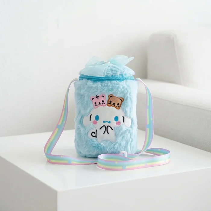 Bolsito San Rio Redondo Niñas Nenas Peluche Personajes Kuromi Melody Cinamoroll Kitty