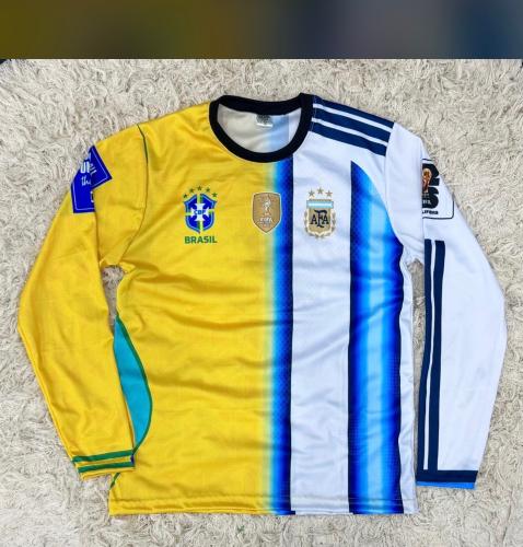  Camisetas Manga Larga Dúo Equipos   Tendencia Total - Miniatura 3
