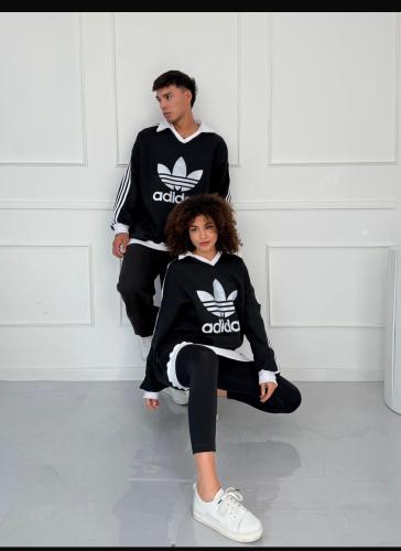  Buzo Retro Adidas Unisex  Modelo Coco Friza Invisible Peinada - Miniatura 3