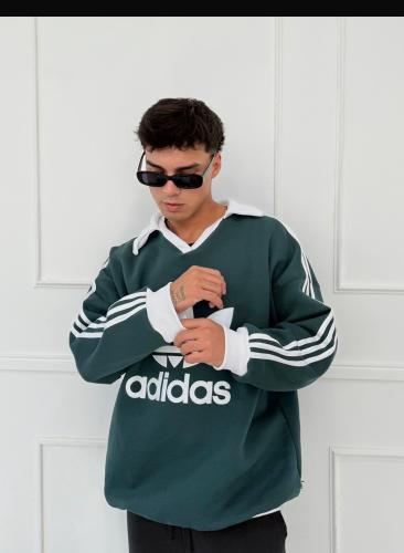  Buzo Retro Adidas Unisex  Modelo Coco Friza Invisible Peinada - Miniatura 5