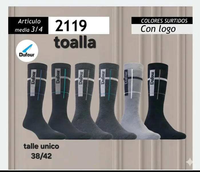 Medias 3/4 Dufour Toalla (2119)