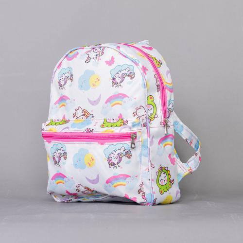 Mochila Infantil Niñas Nenas Personaje Unicornio Arcoíris Sublimada Fantasía - Miniatura 4
