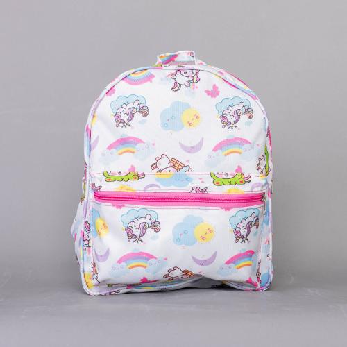 Mochila Infantil Niñas Nenas Personaje Unicornio Arcoíris Sublimada Fantasía - Miniatura 5
