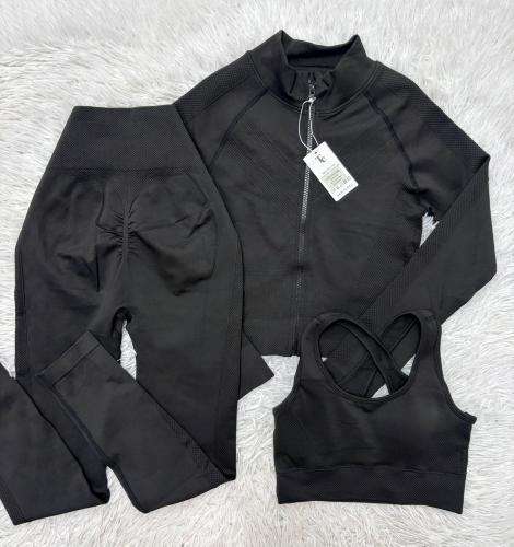 Conjunto 3p Campera+top+calza
