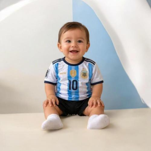 Camiseta de Argentina Bebé,niño, Adulto