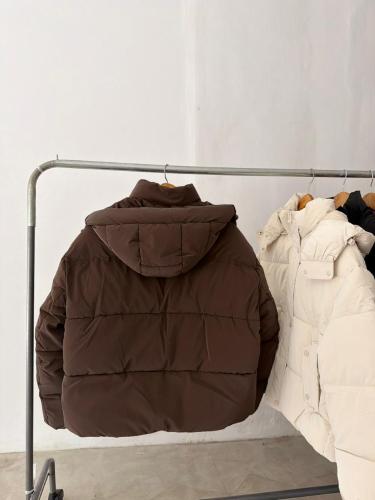 514a Campera Puffer Oversize con Capucha - Miniatura 3