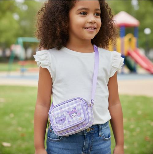 Bolsitos Infantiles Niñas Cuadrille Personajes Kuromi y Hello Kitty Moda Calidad