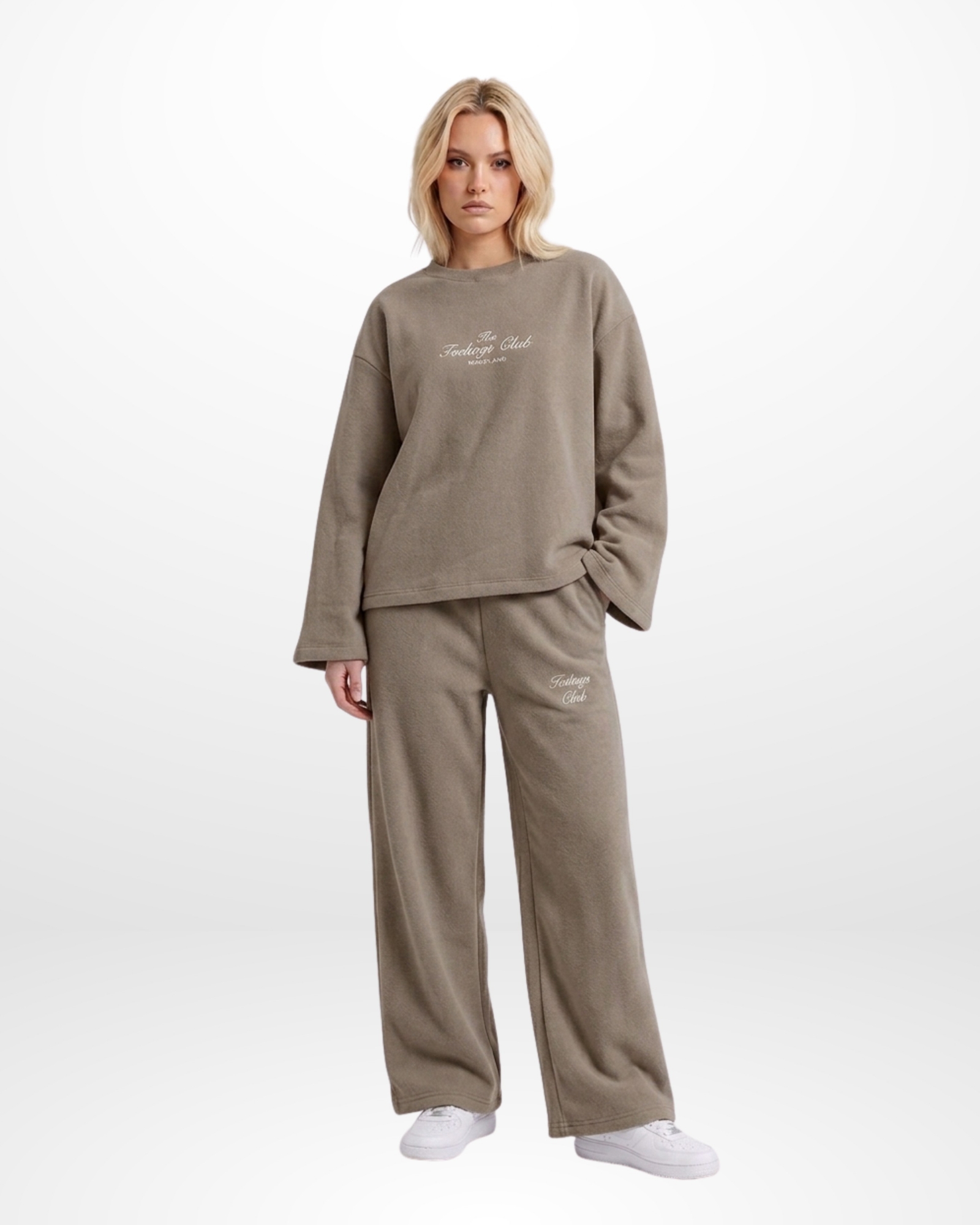 Art 8102 / 1109 Conjunto de Joggins Palazo Bordado - Imagen 2