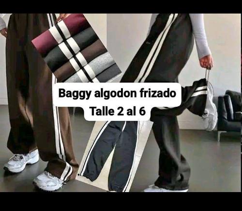Baggy Tiras  Anchas con Regulador
