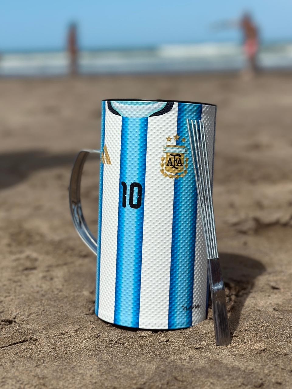 Jarra Fernet Guiro 750 Ml Afa Messi Acero Pvc - Imagen 2