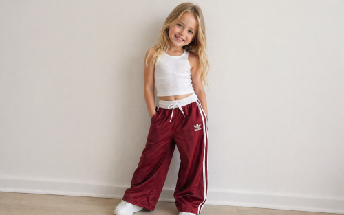  Palazo Adidas Niña  Tendencia Total   Palazo Súper Canchero