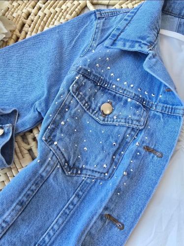 Campera Jeans con Brillos Shine - Miniatura 2