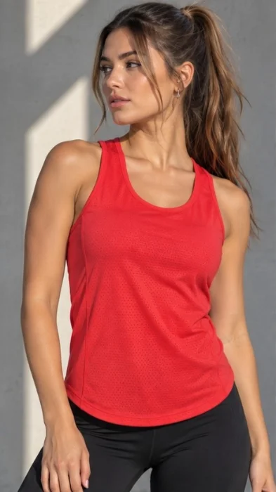 Musculosa Dama Liso Deportivo Verano