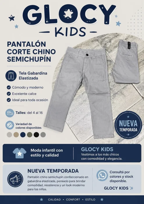 Pantalón Corte Chino