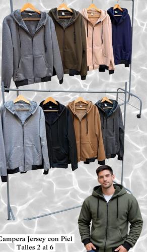 Campera Piel Hombre 2 al 6