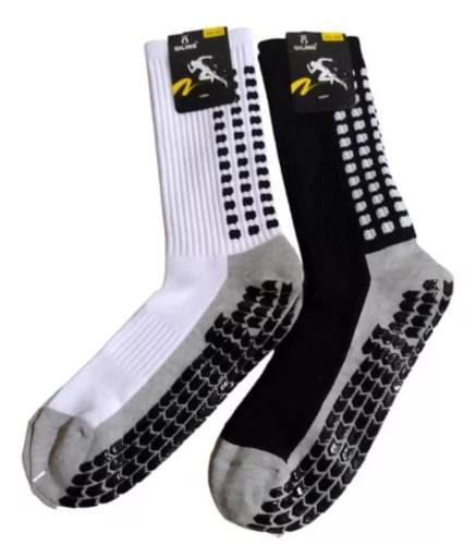 Medias para Futbol Largas Qiling Blanco y Negro