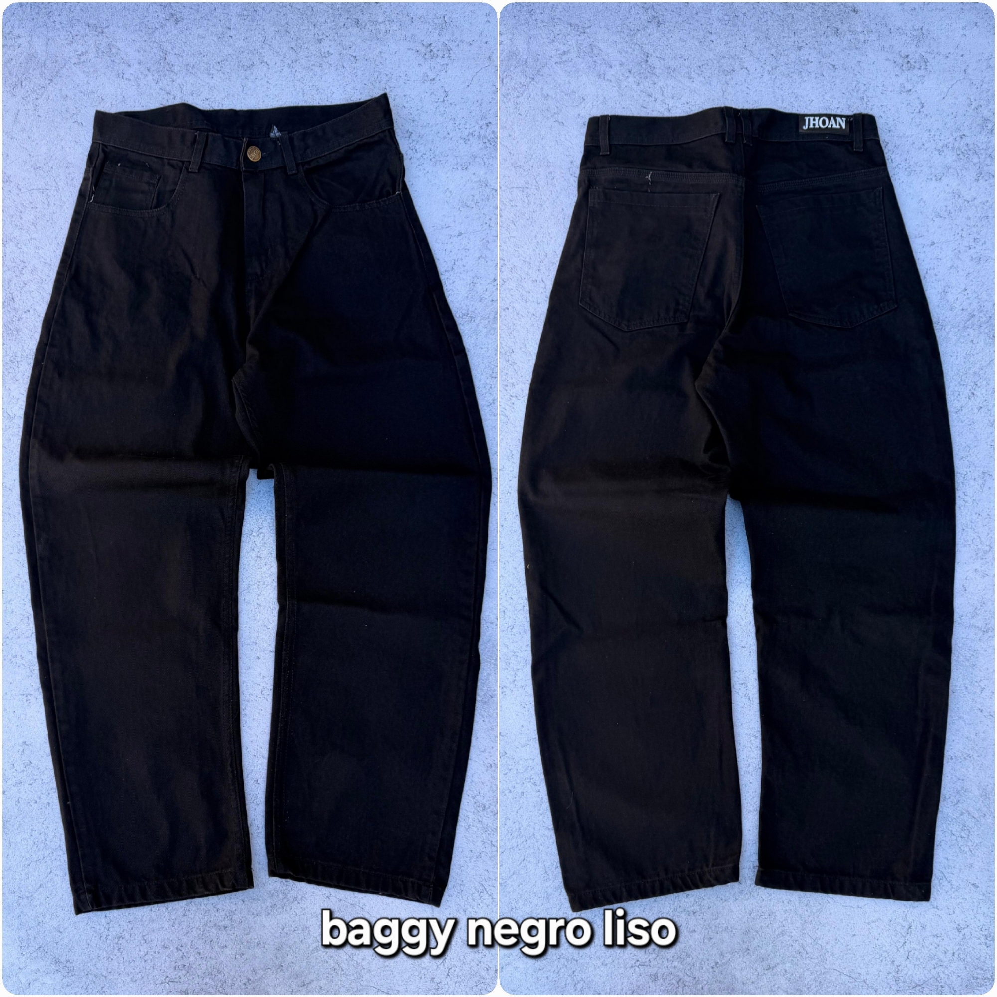 Baggy Negro Liso - Imagen 3