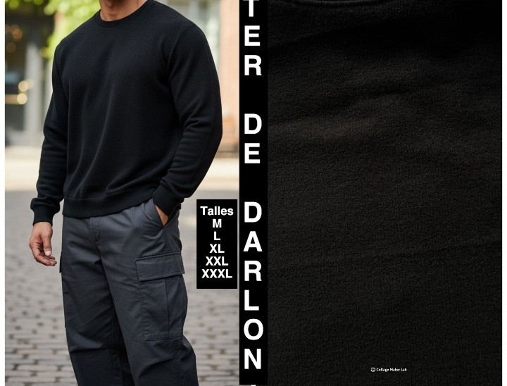 Buzo Darlon Cuello Redondo Darlon Rip - Imagen 5