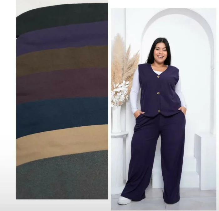 Conjunto de Lino Espandex C/ Chaleco