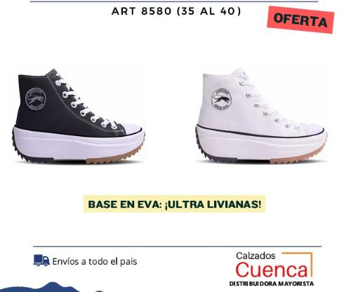 Zapatilla Botita Jaguar Plataforma Alta de Dama 8580 (35 al 40) - Miniatura 5