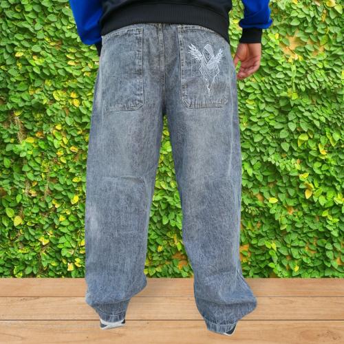 Pantalón Baggy Bordado