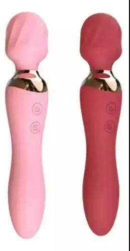 Vibrador Wand Potente 12 Modos Recargable Usb Rosa - Miniatura 3