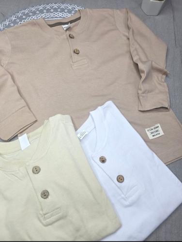 Camiseta con Boton de Varon