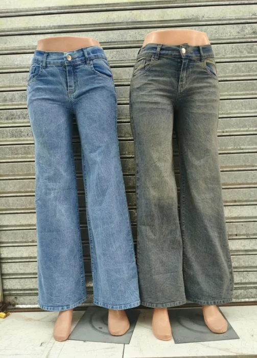 Wide Leg Elastizado Tiro Medio