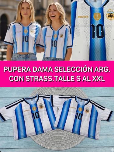 Camiseta con Strass de Argentina